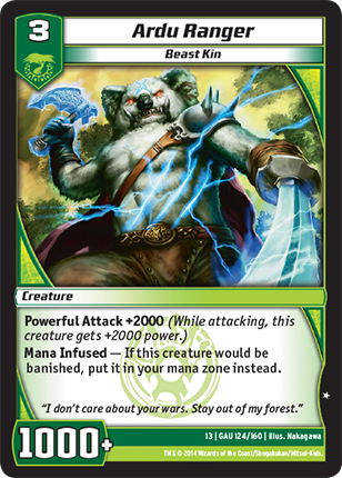 Kaijudo | Ardu Ranger - Level 3 (13GAU) | The Nerd Merchant