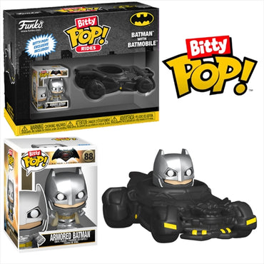Bitty Pop! Rides Batman with Batmobile