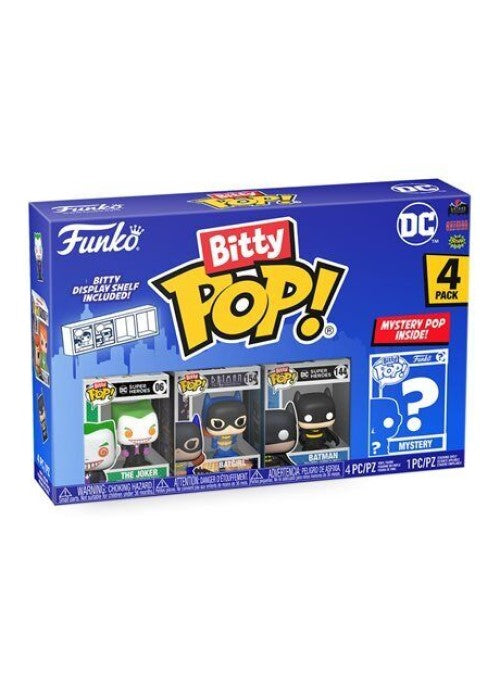 Funko | Bitty Pop - The Joker, Batgirl, Batman - DC 4-Pack | The Nerd Merchant