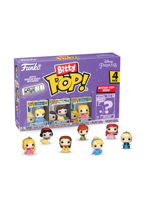 Funko | Bitty Pop - Cinderella, Snow White, Aurora - Disney 4-Pack [NIP] | The Nerd Merchant