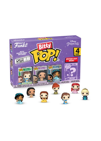 Funko | Bitty Pop - Peasant Belle, Pocahontas, Jasmine - Disney 4-Pack [NIP] | The Nerd Merchant