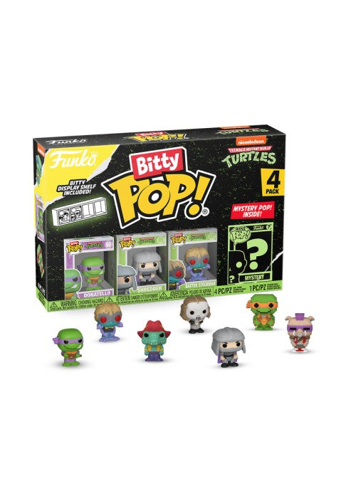 Funko | Bitty Pop - Donatello, Shredder, Baxter Stockman - TMNT 4-Pack [NIP] | The Nerd Merchant