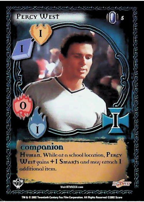 Buffy CCG | Percy West - Class of '99 Unl 5/258 | The Nerd Merchant