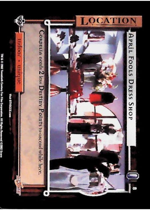 Buffy CCG | April Fools Dress Shop - Class of '99 Unl 8/258 | The Nerd Merchant