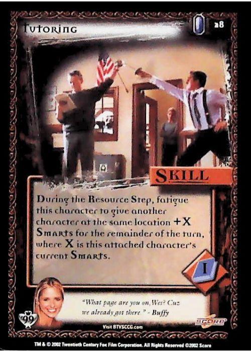 Buffy CCG | Tutoring - Class of '99 Unl 28/258 | The Nerd Merchant