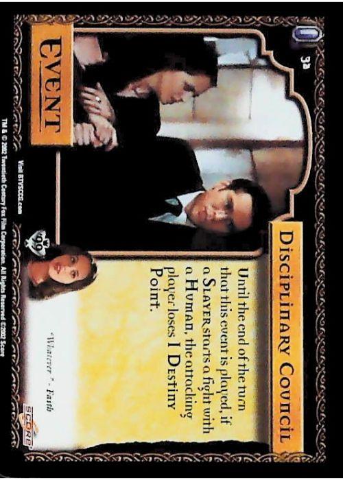 Buffy CCG | Disciplinary Council - Class of '99 Unl 32/258 | The Nerd Merchant