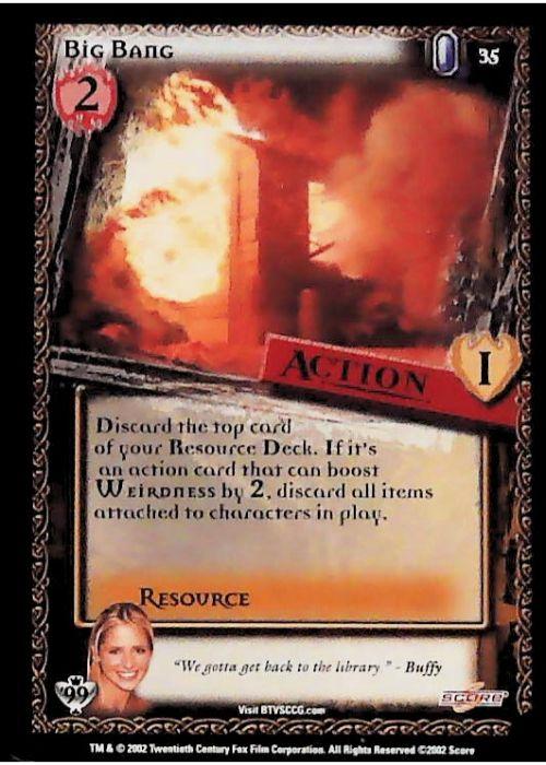 Buffy CCG | Big Bang - Class of '99 Unl 35/258 | The Nerd Merchant