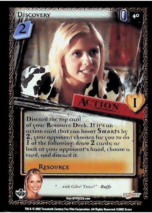 Buffy CCG | Discovery - Class of '99 Unl 40/258 | The Nerd Merchant