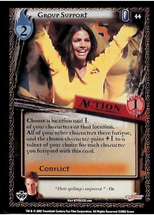 Buffy CCG | Group Support - Class of '99 Unl 44/258 | The Nerd Merchant