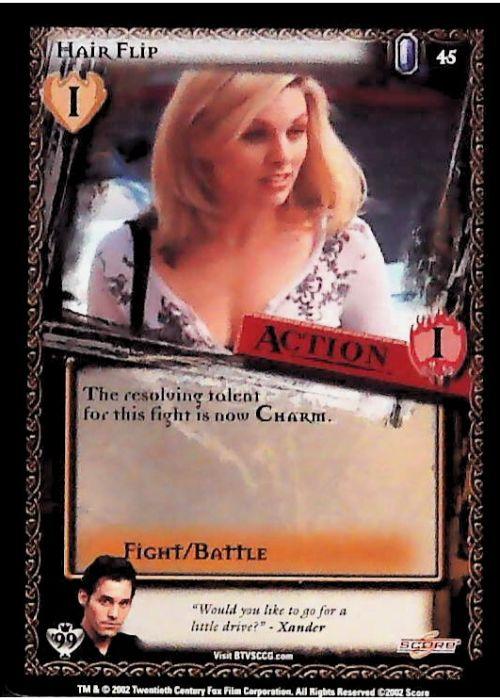 Buffy CCG | Hair Flip - Class of '99 Unl 45/258 | The Nerd Merchant