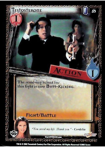 Buffy CCG | Testosterone - Class of '99 Unl 53/258 | The Nerd Merchant