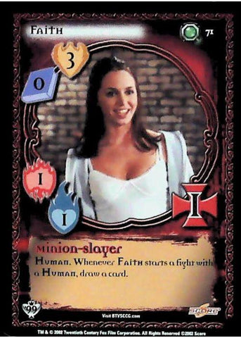 Buffy CCG | Faith - Class of '99 Unl 71/258 | The Nerd Merchant