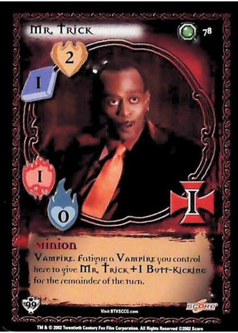 Buffy CCG | Mr. Trick - Class of '99 Unl 78/258 | The Nerd Merchant