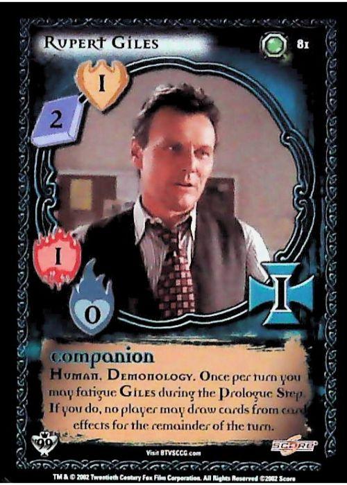 Buffy CCG | Rupert Giles - Class of '99 Unl 81/258 | The Nerd Merchant