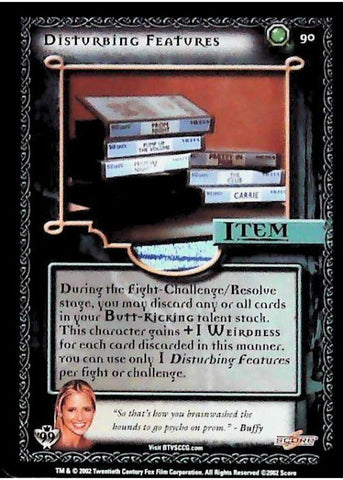 Buffy CCG | Disturbing Features - Class of '99 Unl 90/258 | The Nerd Merchant