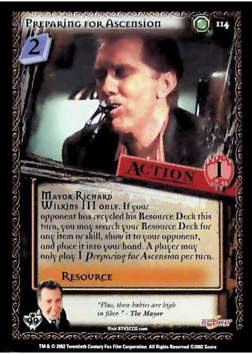 Buffy CCG | Preparing for Ascension - Class of '99 Unl 114/258 | The Nerd Merchant