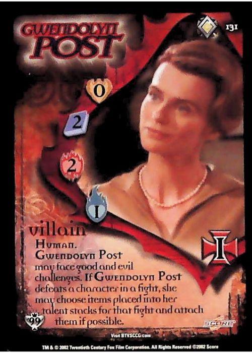 Buffy CCG | Gwendolyn Post - Class of '99 Unl 131/258 | The Nerd Merchant