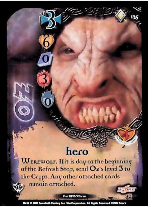 Buffy CCG | Oz - Class of '99 Unl 135/258 | The Nerd Merchant