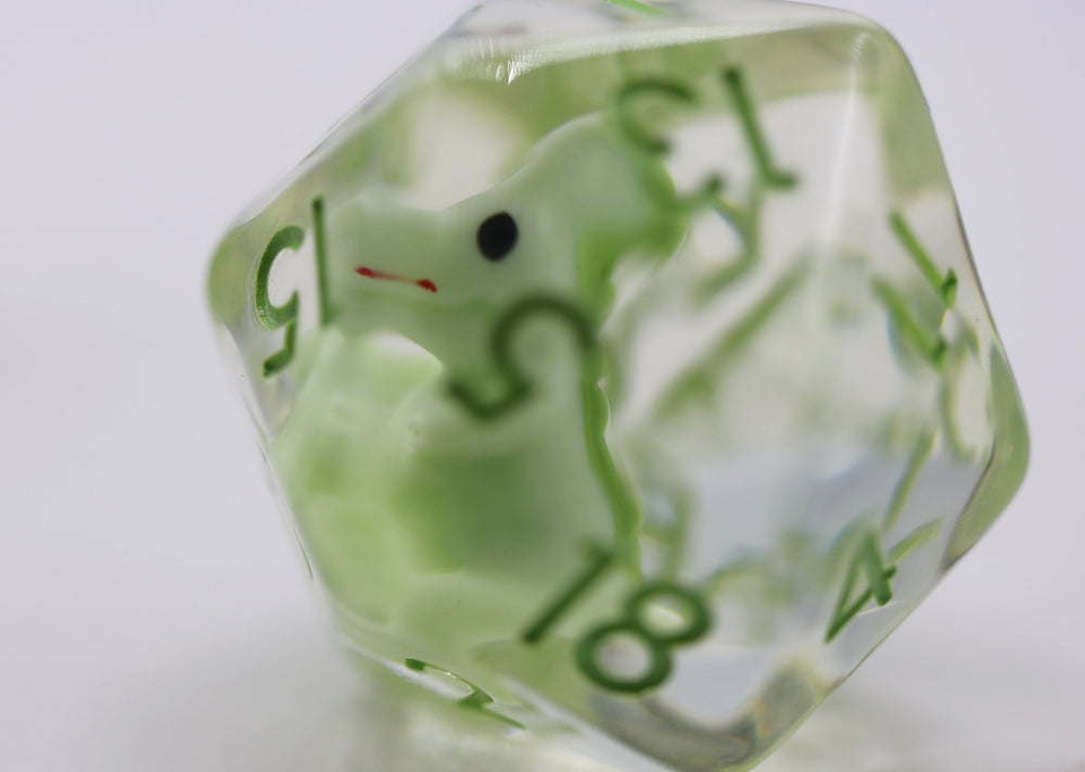 Baby T-Rex RPG Dice Set Plastic Dice Foam Brain Games