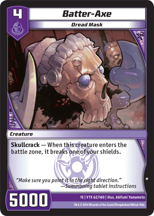 Kaijudo | Batter-Axe - Level 4 (15VTX) | The Nerd Merchant