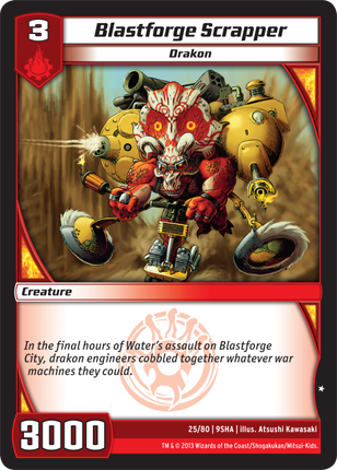 Kaijudo | Blastforge Scrapper - Level 3 (09SHA) | The Nerd Merchant