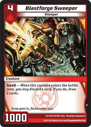 Kaijudo | Blastforge Sweeper - Level 4 (13GAU) | The Nerd Merchant