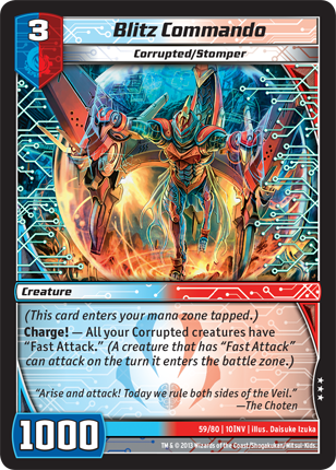Kaijudo | Blitz Commando - Level 3 (10INV) | The Nerd Merchant