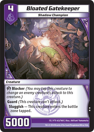 Kaijudo | Bloated Gatekeeper - Level 4 (15VTX) | The Nerd Merchant