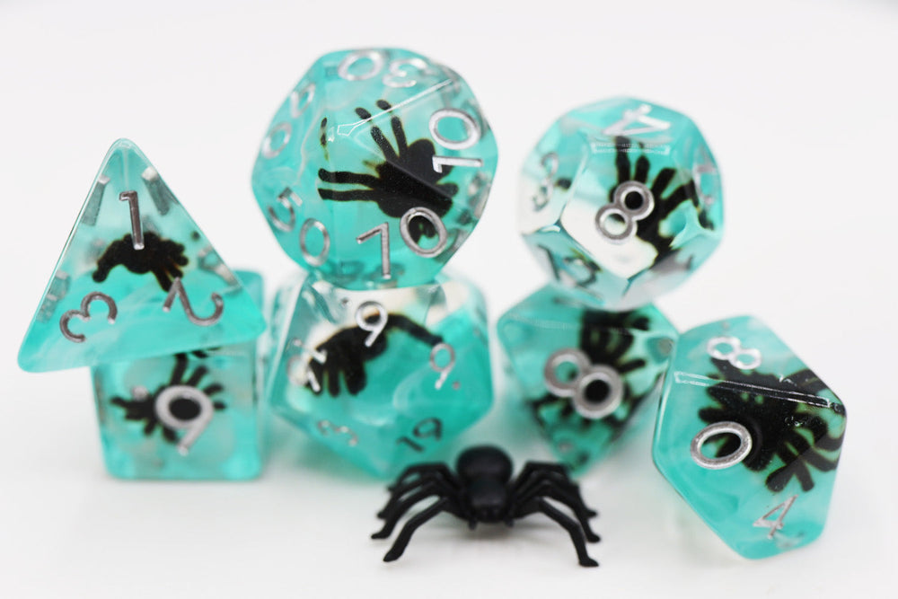 Foam Brain Games | Blue Tarantula RPG Dice Set | The Nerd Merchant