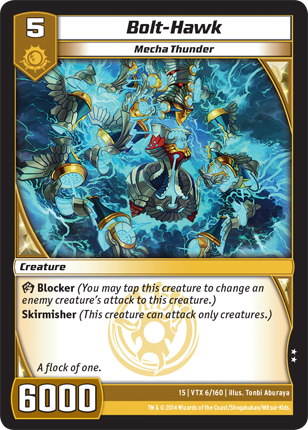 Kaijudo | Bolt-Hawk - Level 5 (15VTX) | The Nerd Merchant