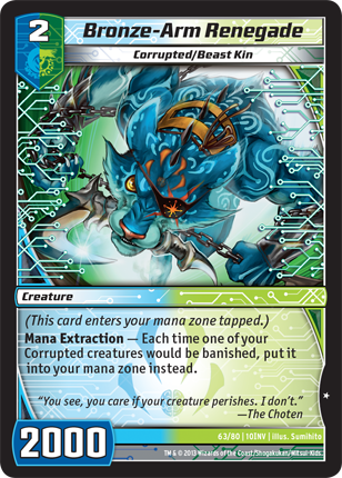 Kaijudo | Bronze-Arm Renegade - Level 2 (10INV) | The Nerd Merchant