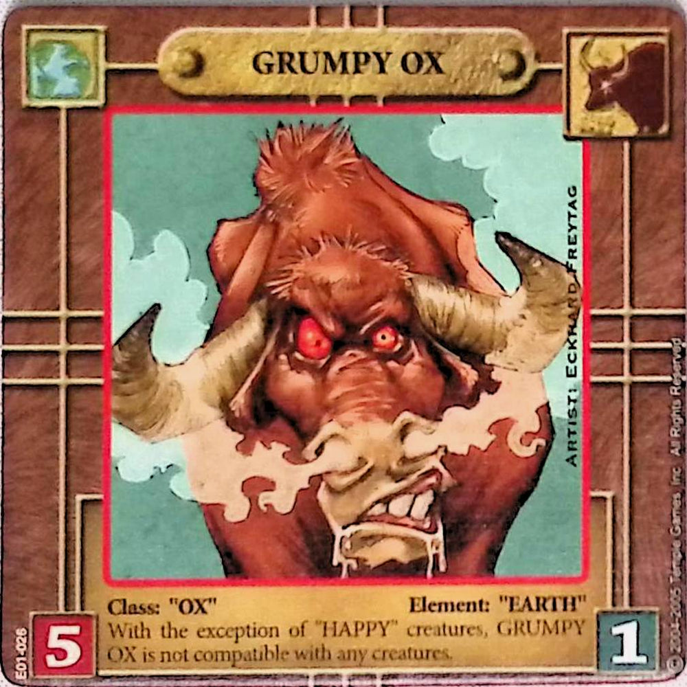 Chizo Rising | Grumpy Ox - E01-026 | The Nerd Merchant