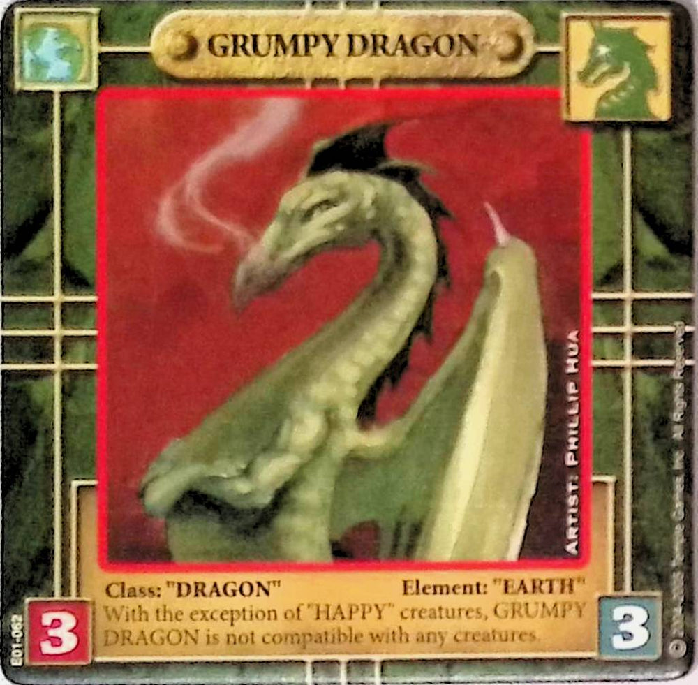 Chizo Rising | Grumpy Dragon - E01-062 | The Nerd Merchant