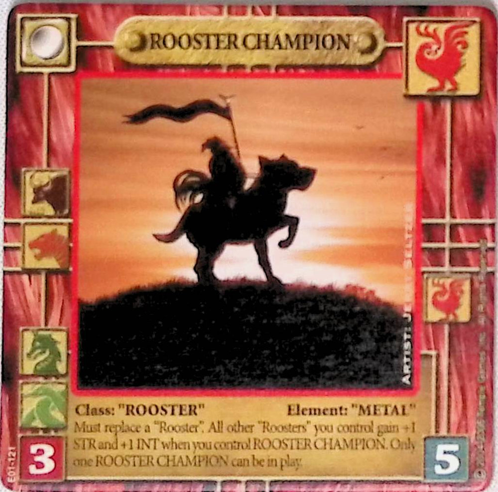 Chizo Rising | Rooster Champion - E01-121 | The Nerd Merchant