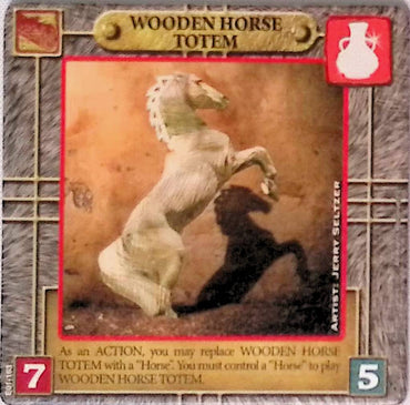 Chizo Rising | Wooden Horse Totem - E01-163 | The Nerd Merchant