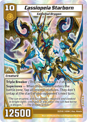 Kaijudo | Cassiopeia Starborn - Level 10 (10INV) | The Nerd Merchant