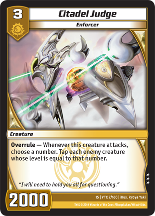 Kaijudo | Citadel Judge - Level 3 (15VTX) | The Nerd Merchant