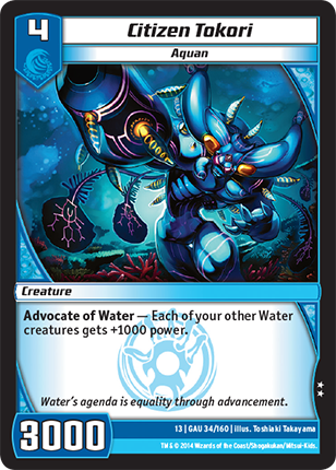 Kaijudo | Citizen Tokori - Level 4 (13GAU) | The Nerd Merchant