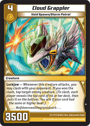 Kaijudo | Cloud Grappler - Level 4 (15VTX) | The Nerd Merchant