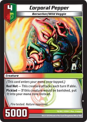 Kaijudo | Corporal Pepper - Level 4 (10INV) | The Nerd Merchant