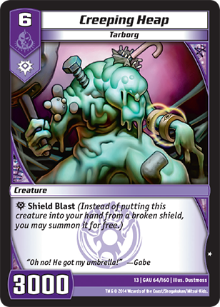 Kaijudo | Creeping Heap - Level 6 (13GAU) | The Nerd Merchant
