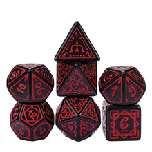 Foam Brain Games | Cryptic Knots: Dried Blood RPG Dice Set | The Nerd Merchant