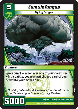 Kaijudo | Cumulofungus - Level 5 (13GAU) | The Nerd Merchant