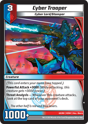 Kaijudo | Cyber Trooper - Level 3 (10INV) | The Nerd Merchant