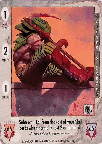 Dark Age | Mercenary Leader - Fuedal Lords | The Nerd Merchant