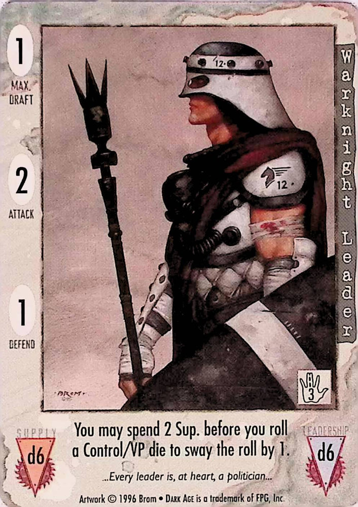 Dark Age | Warknight Leader - Fuedal Lords | The Nerd Merchant