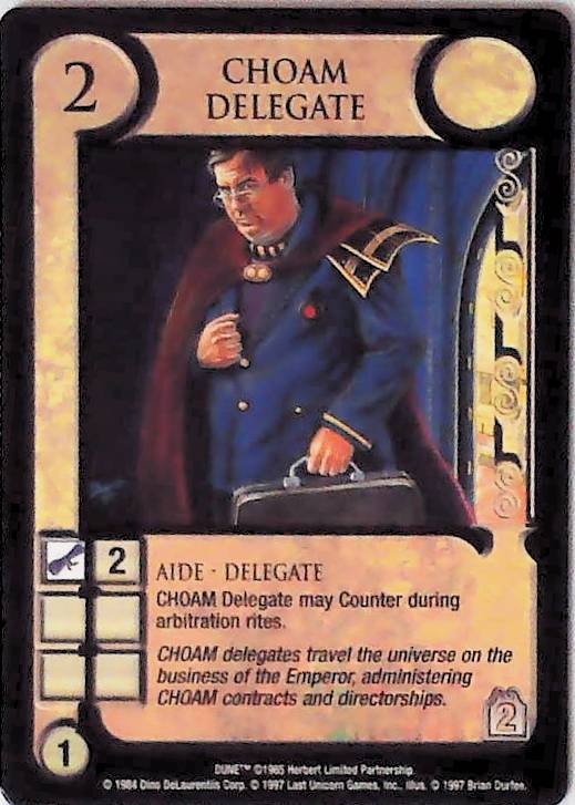 Dune CCG | CHOAM Delegate - Eye of the Storm | The Nerd Merchant