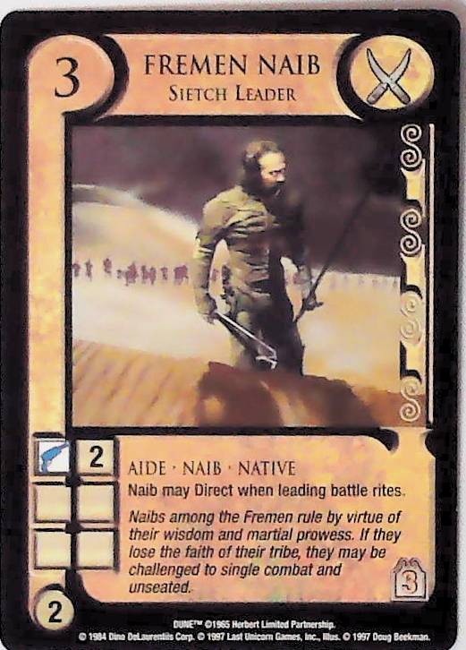 Dune CCG | Fremen Naib, Sietch Leader - Eye of the Storm | The Nerd Merchant