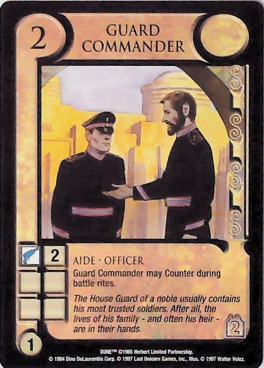 Dune CCG | Guard Commander - Eye of the Storm | The Nerd Merchant