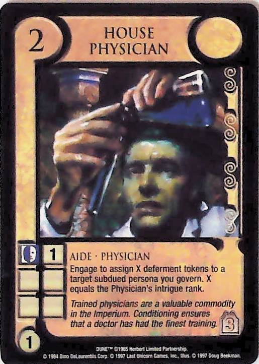 Dune CCG | House Physician - Eye of the Storm | The Nerd Merchant